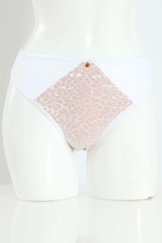 2 Pack Bikini Bottom Panties - Black/White sold by Edgars