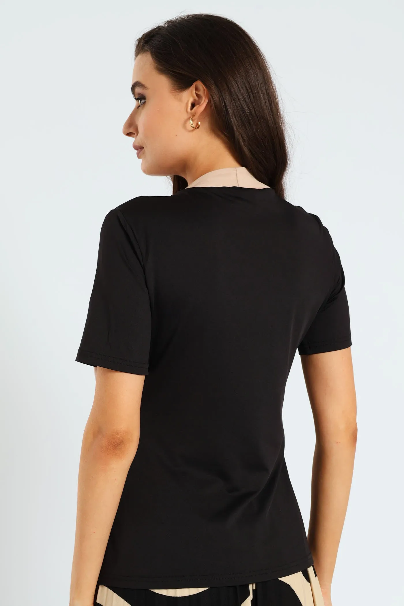 Kitty Bow Contrast Slinky Top sold by Edgars product image thumbnail 3