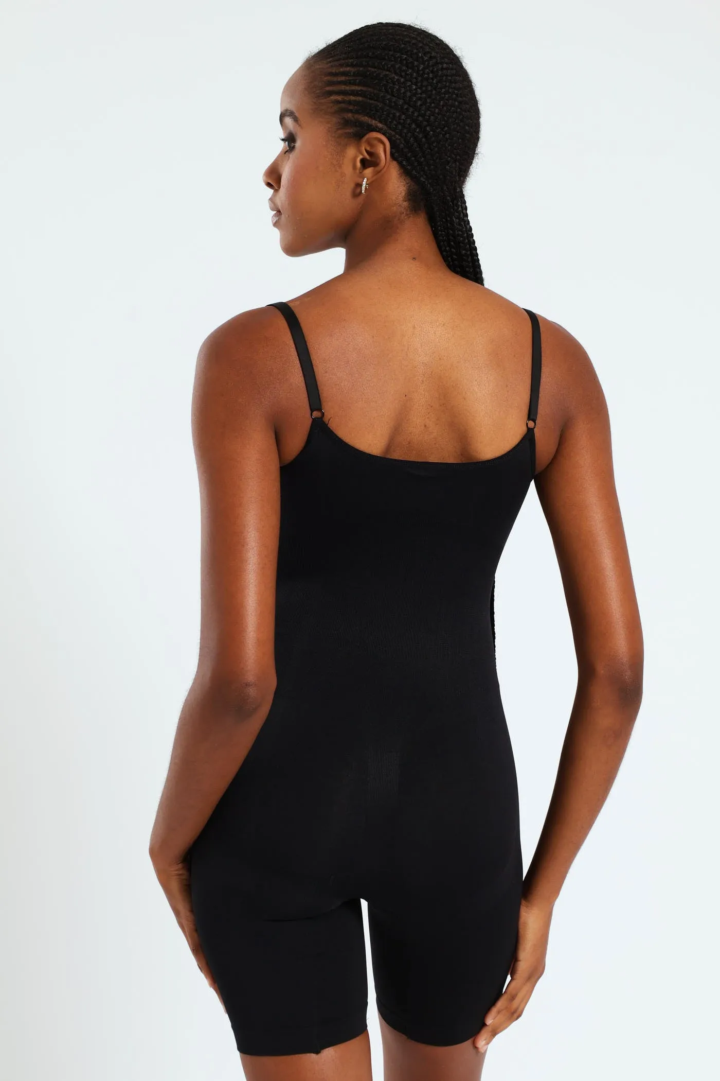 Medium Control Long Leg Seamless Full Bodysuit - Black sold by Edgars product image thumbnail 3