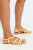Multi Strap Sandal - Light Yellow sold by Edgars 