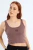 Mini Team Wave Tank Top - Brown sold by Edgars