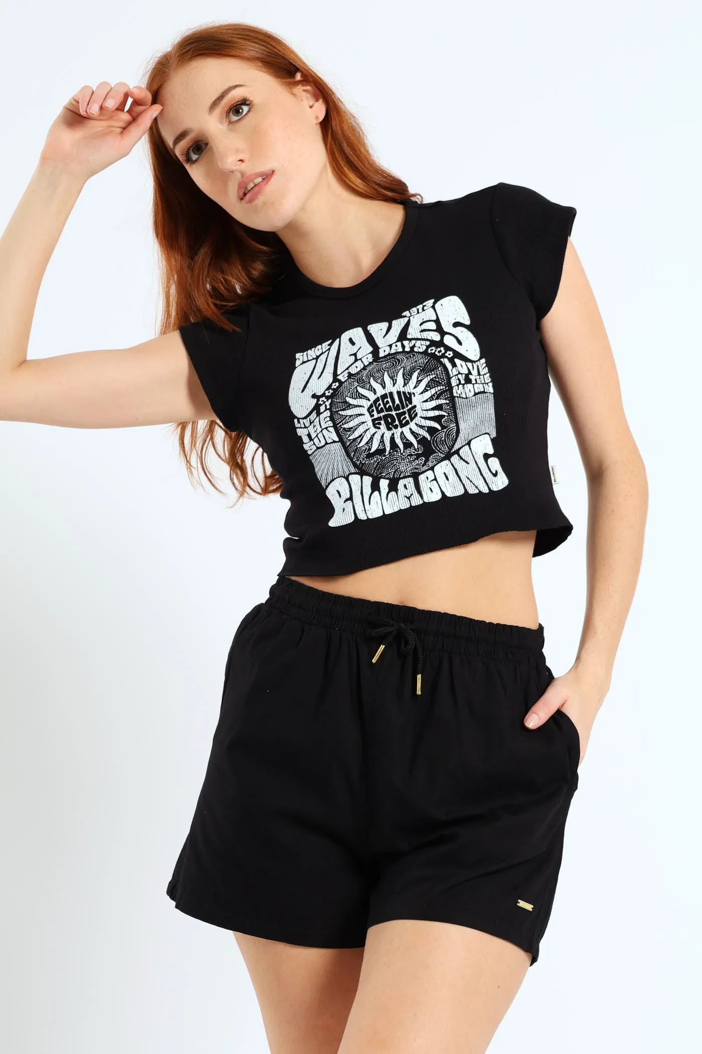 Live By The Sea Tee - Black sold by Edgars