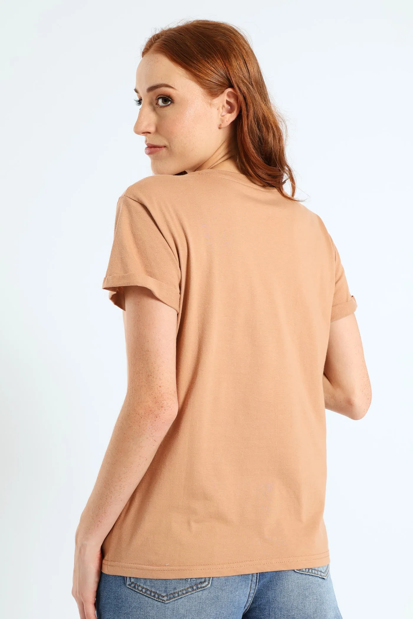 Varsity A Tee - Camel sold by Edgars product image thumbnail 4