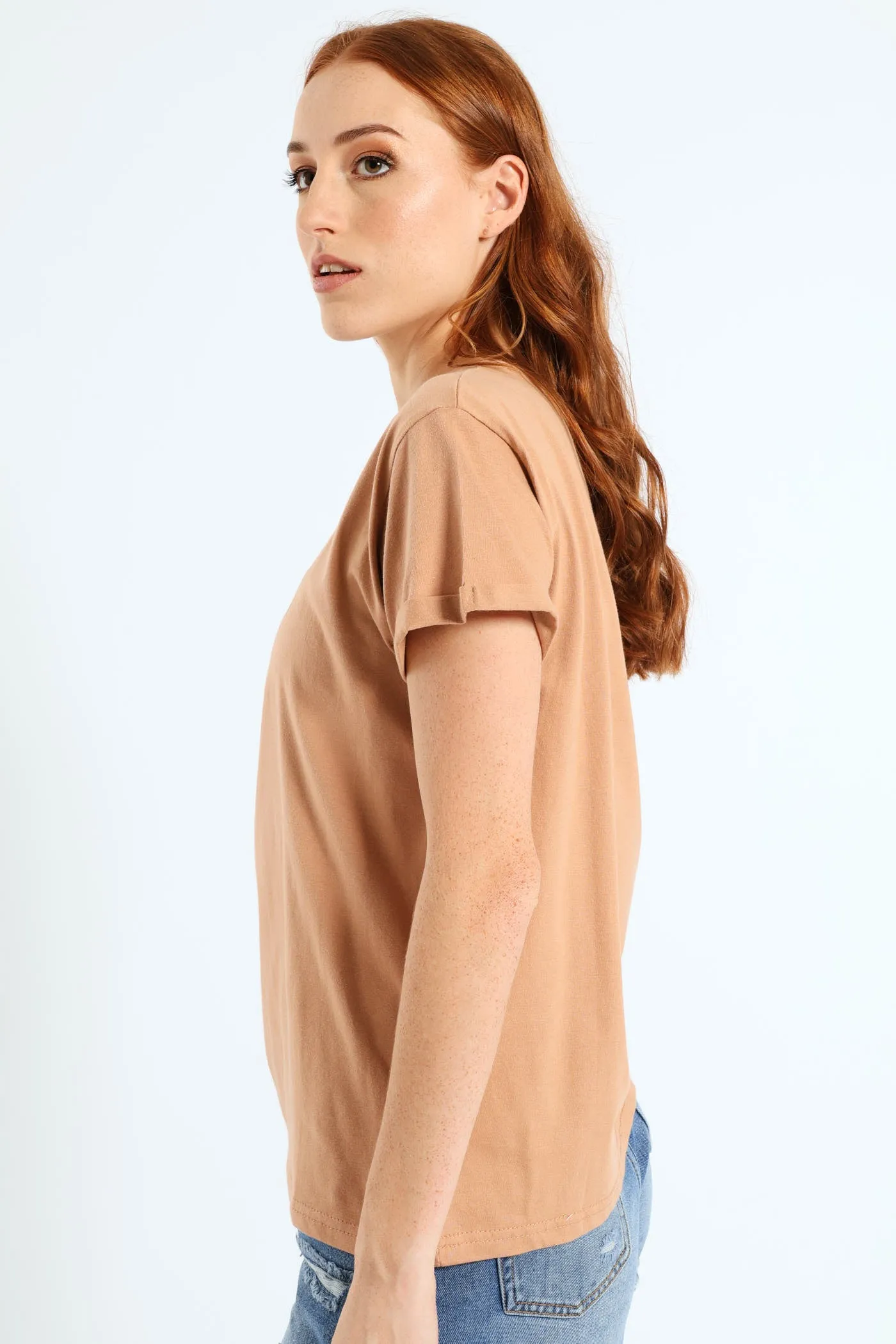 Varsity A Tee - Camel sold by Edgars product image thumbnail 3