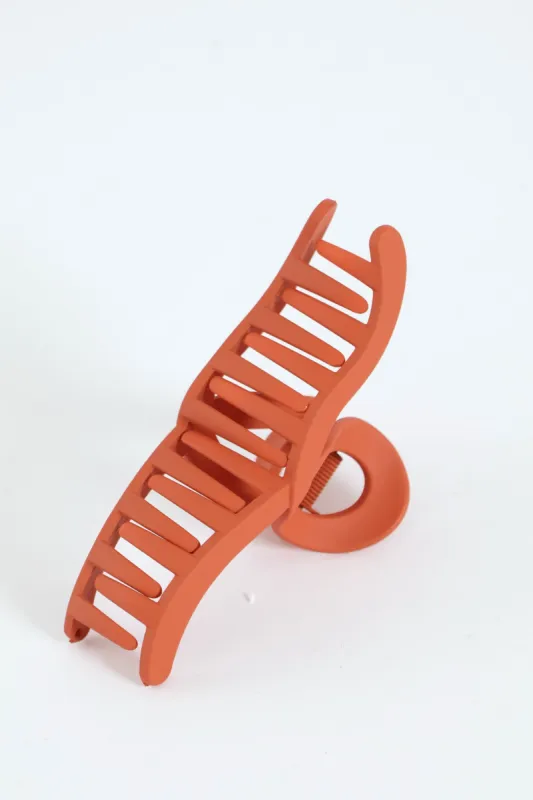 Matte Hair Clip - Tan sold by Edgars 