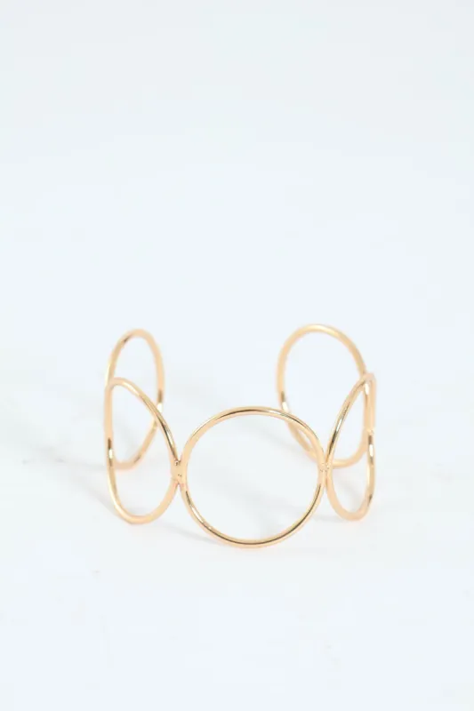 Circle Cuff Bracelet - Gold sold by Edgars
