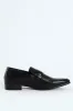 Comfort Horse Bit Trim Penny Moccasins - Black sold by Edgars