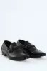 Comfort Horse Bit Trim Penny Moccasins - Black sold by Edgars