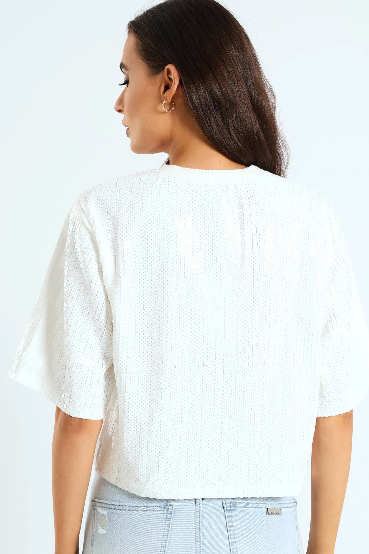 Fashion Sequin Top - White sold by Edgars product image thumbnail 2