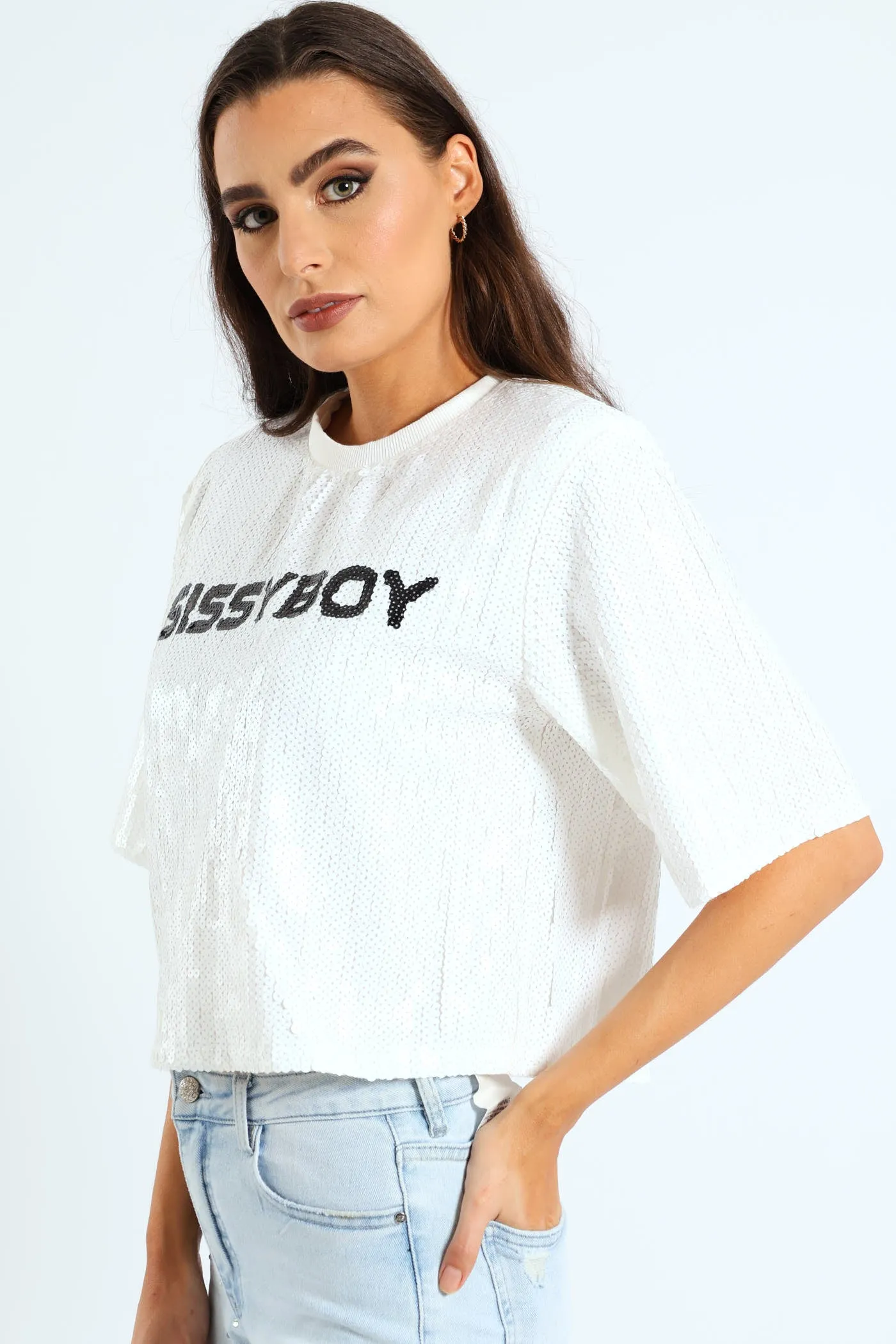 Fashion Sequin Top - White sold by Edgars product image thumbnail 3