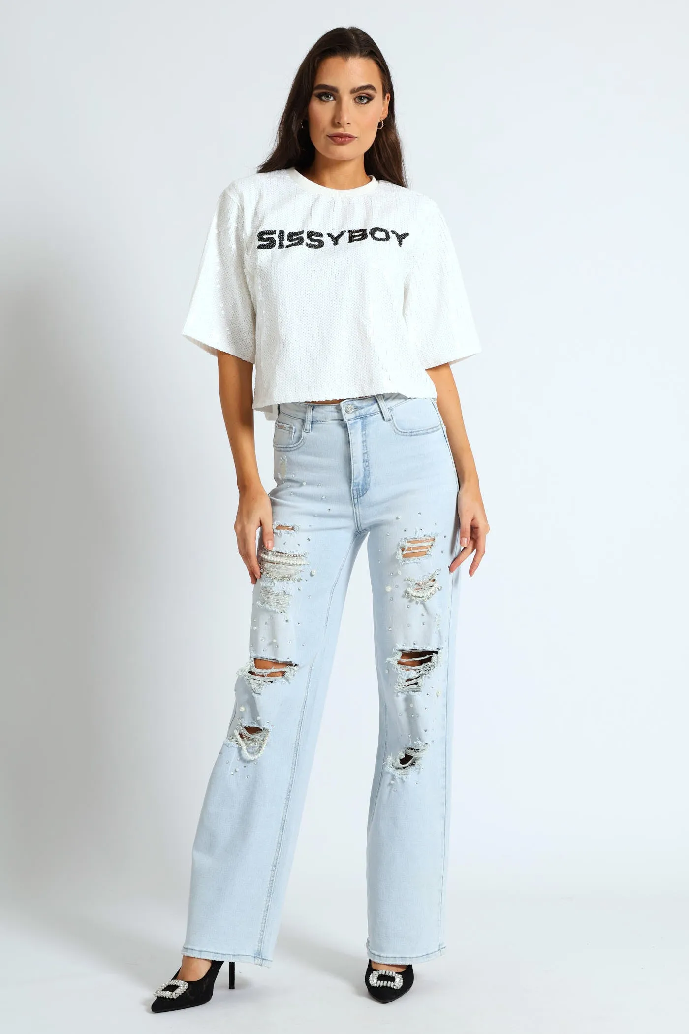 Fashion Sequin Top - White sold by Edgars product image thumbnail 4