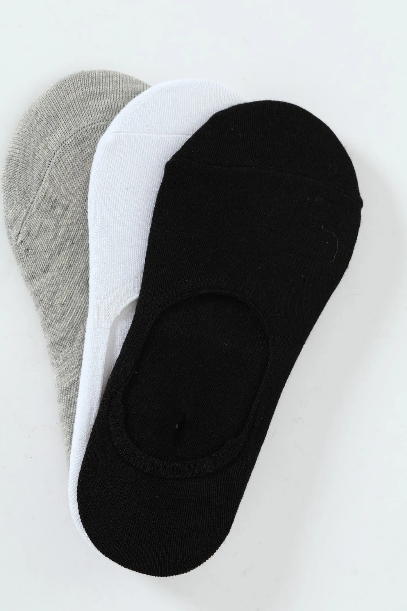 3 Pack Invisible Socks - Multi sold by Edgars