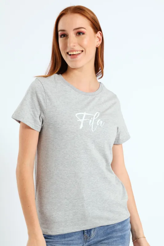Marie T-Shirt - Grey made by Fila