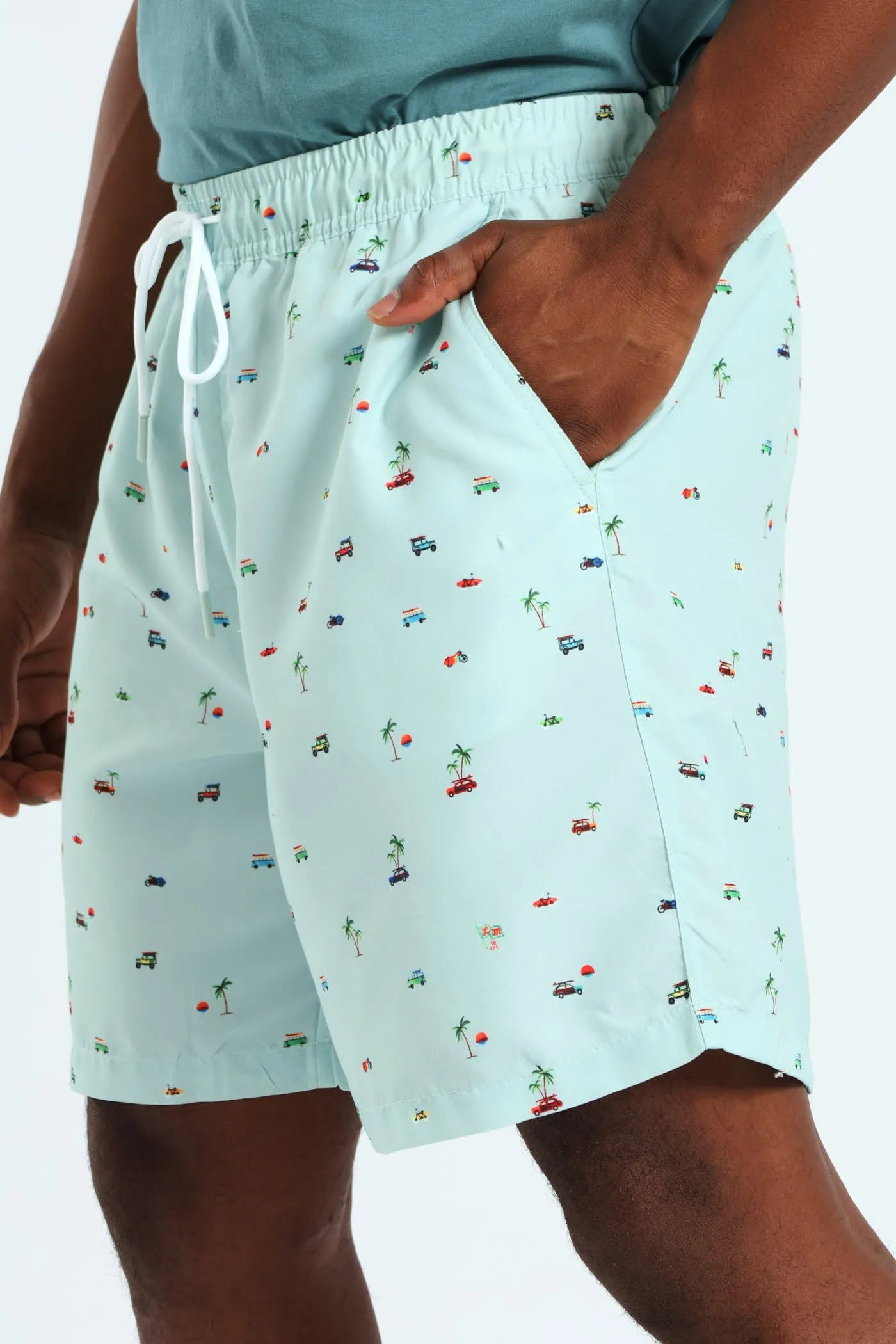 Palm Swimshort - Light Blue sold by Edgars product image thumbnail 2
