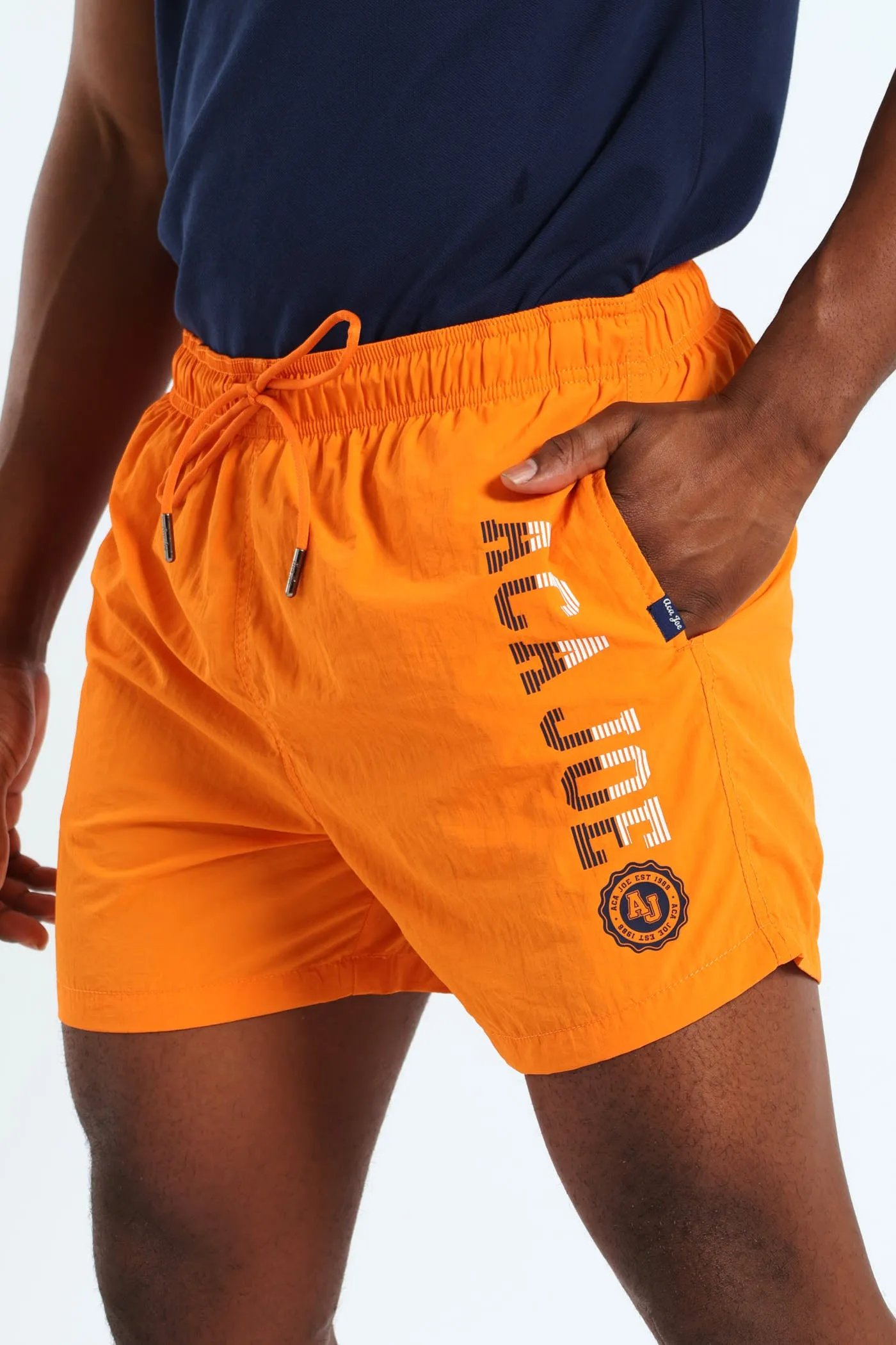 Logo Print Swim Short - Orange sold by Edgars product image thumbnail 3