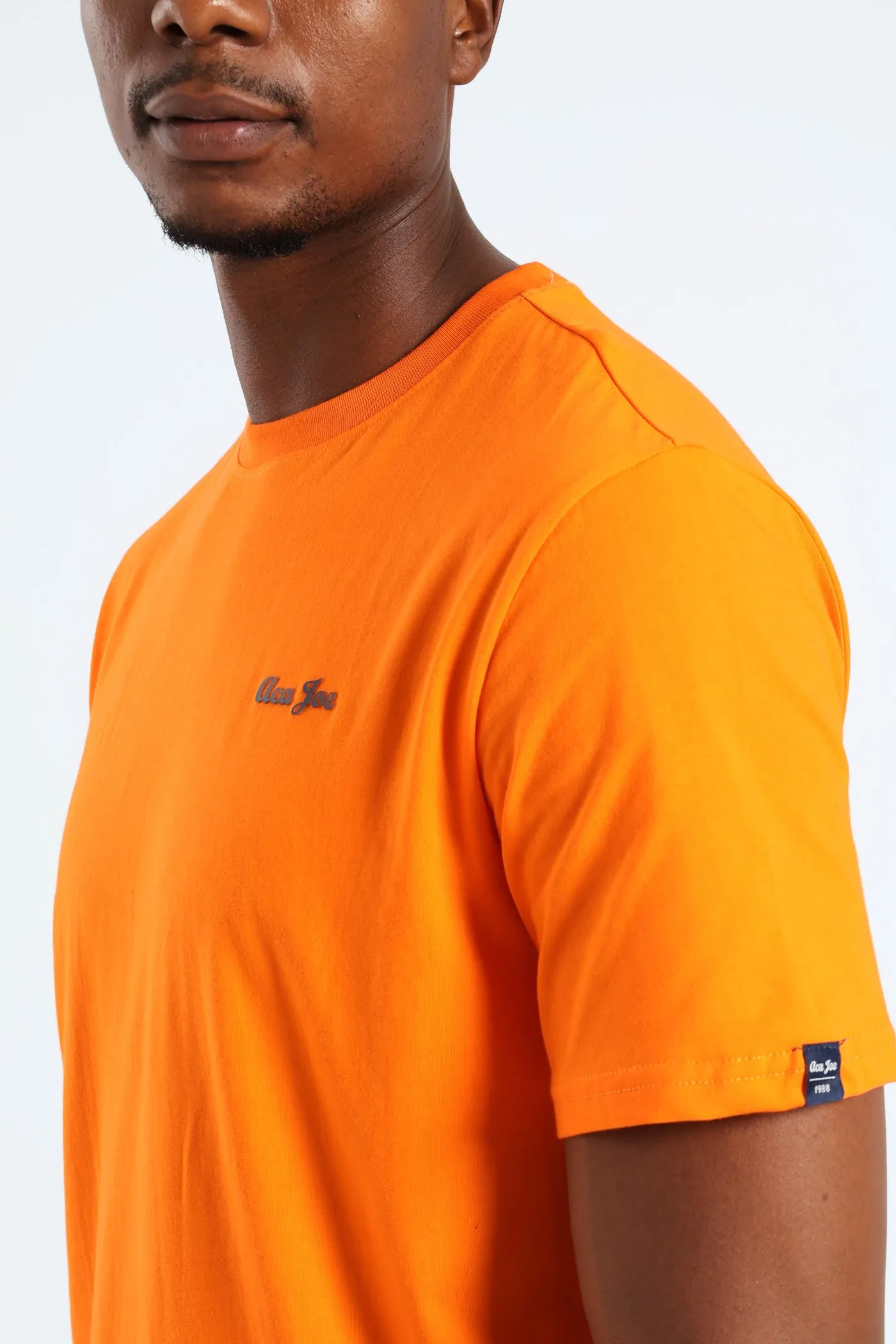 Basic Script Logo Tee - Orange sold by Edgars product image thumbnail 5