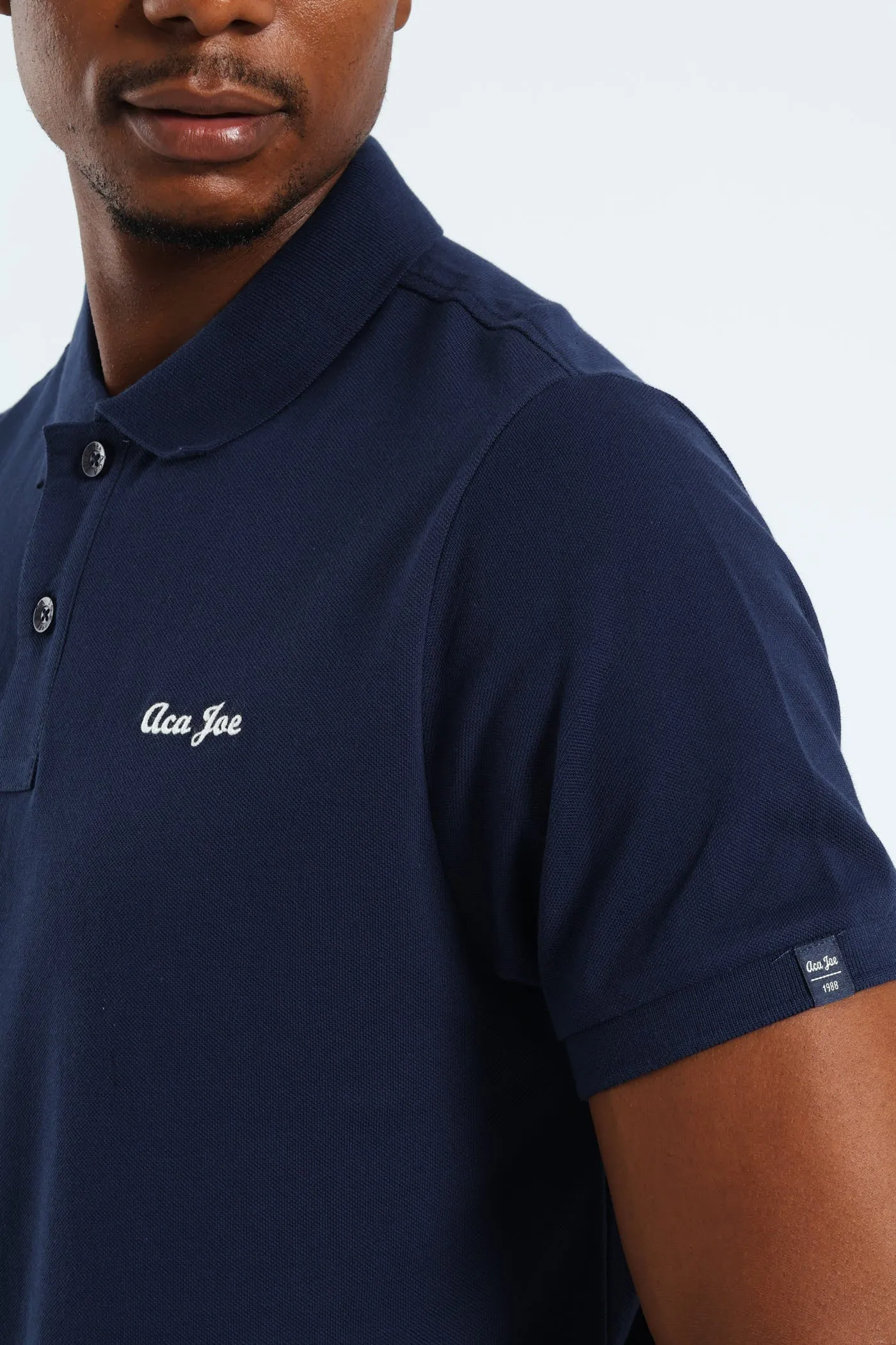 Pique Regular Fit Golfer - Navy sold by Edgars product image thumbnail 5