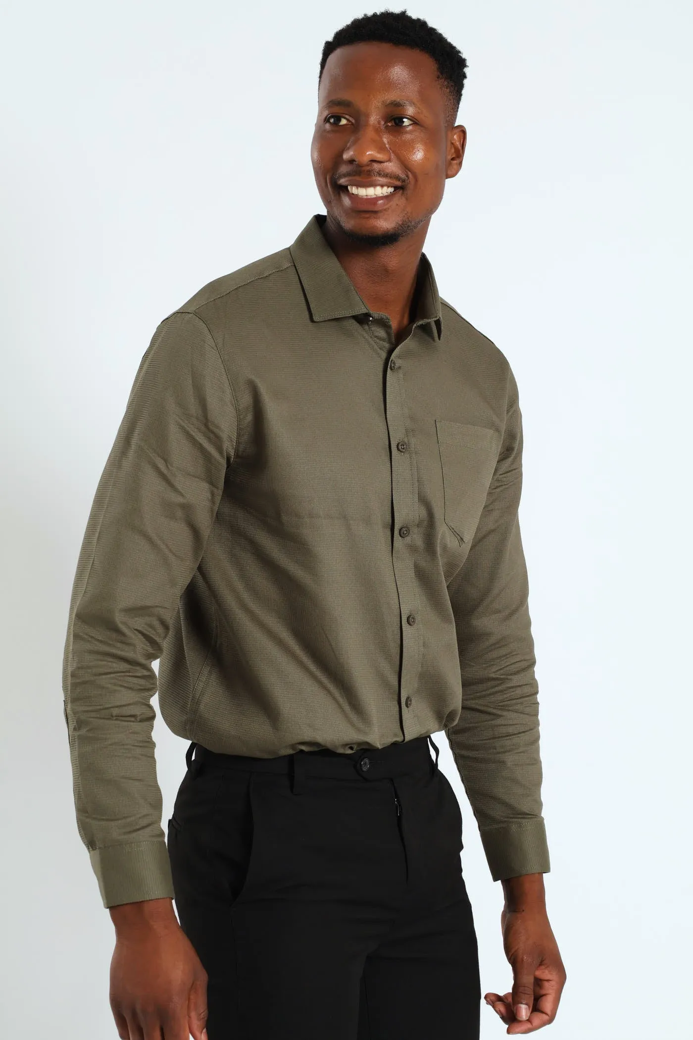 Dobby Long Sleeve Shirt sold by Edgars product image thumbnail 3