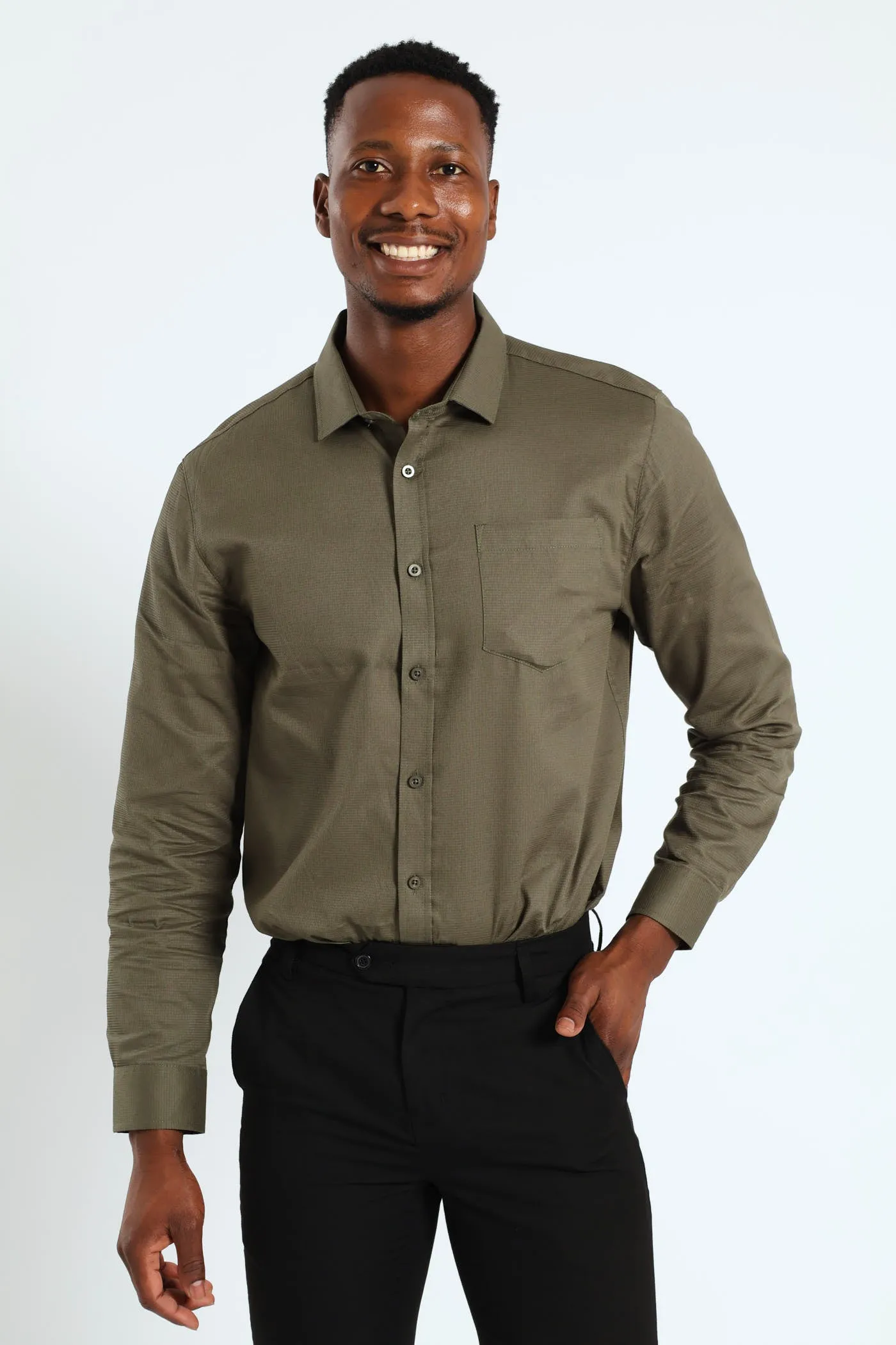 Dobby Long Sleeve Shirt sold by Edgars product image thumbnail 2