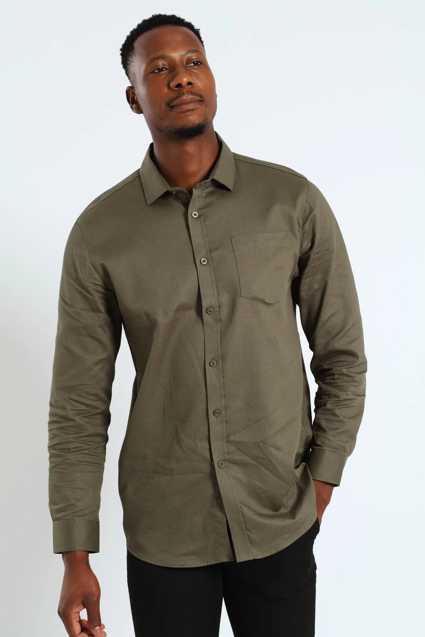 Dobby Long Sleeve Shirt sold by Edgars product image thumbnail 5
