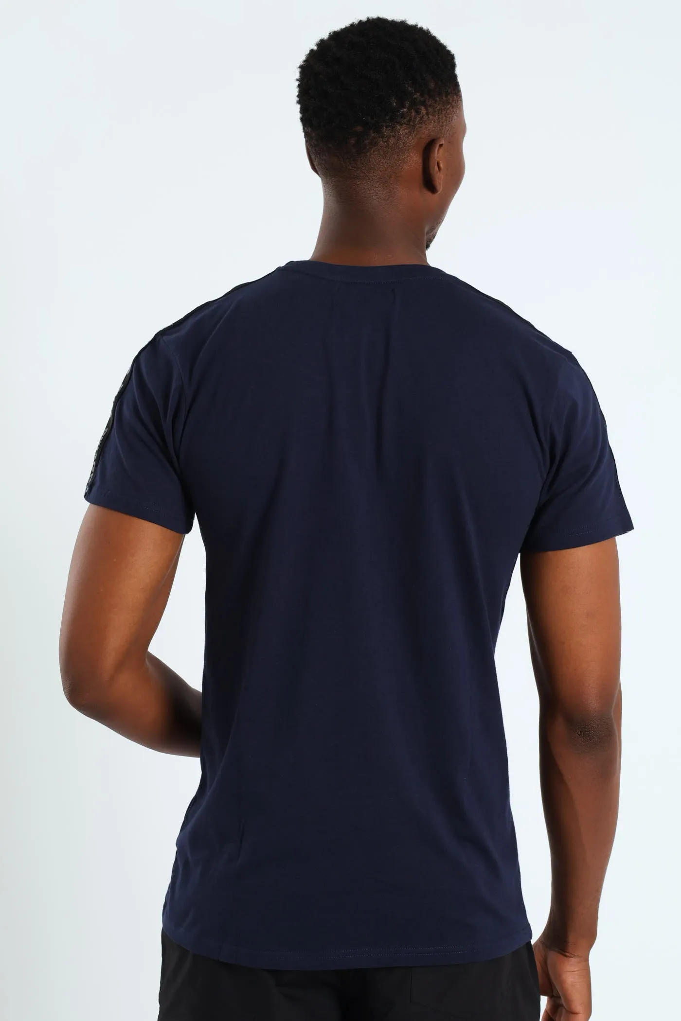 Tape Sleeve Tee - Navy sold by Edgars product image thumbnail 2