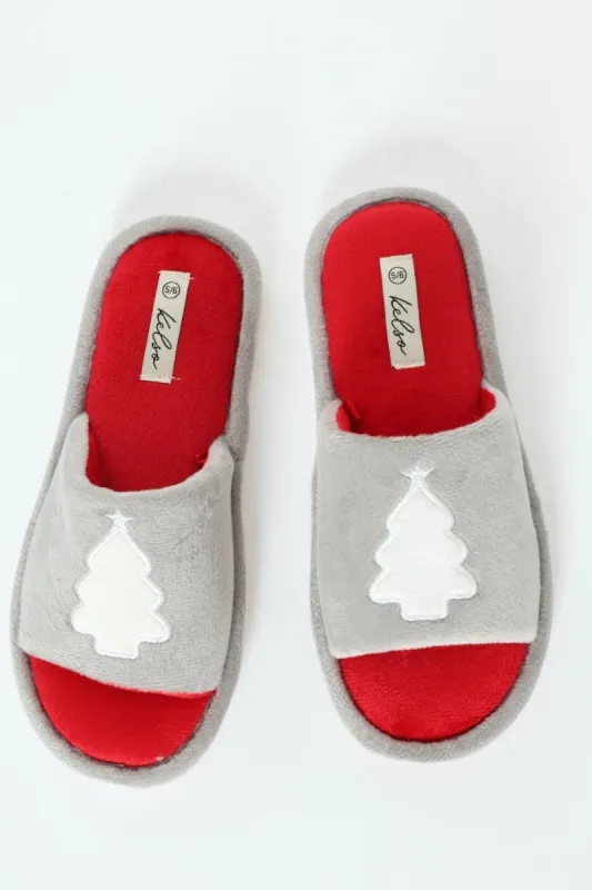 Christmas Tree Slipper - Multi sold by Edgars