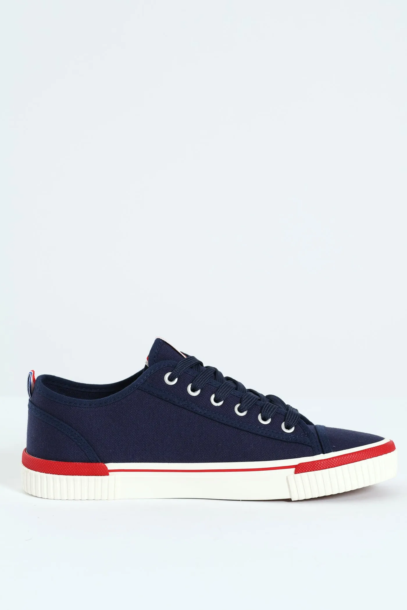Pulse Basic Vulcanised Lace Up Sneaker - Navy/White sold by Edgars product image thumbnail 4