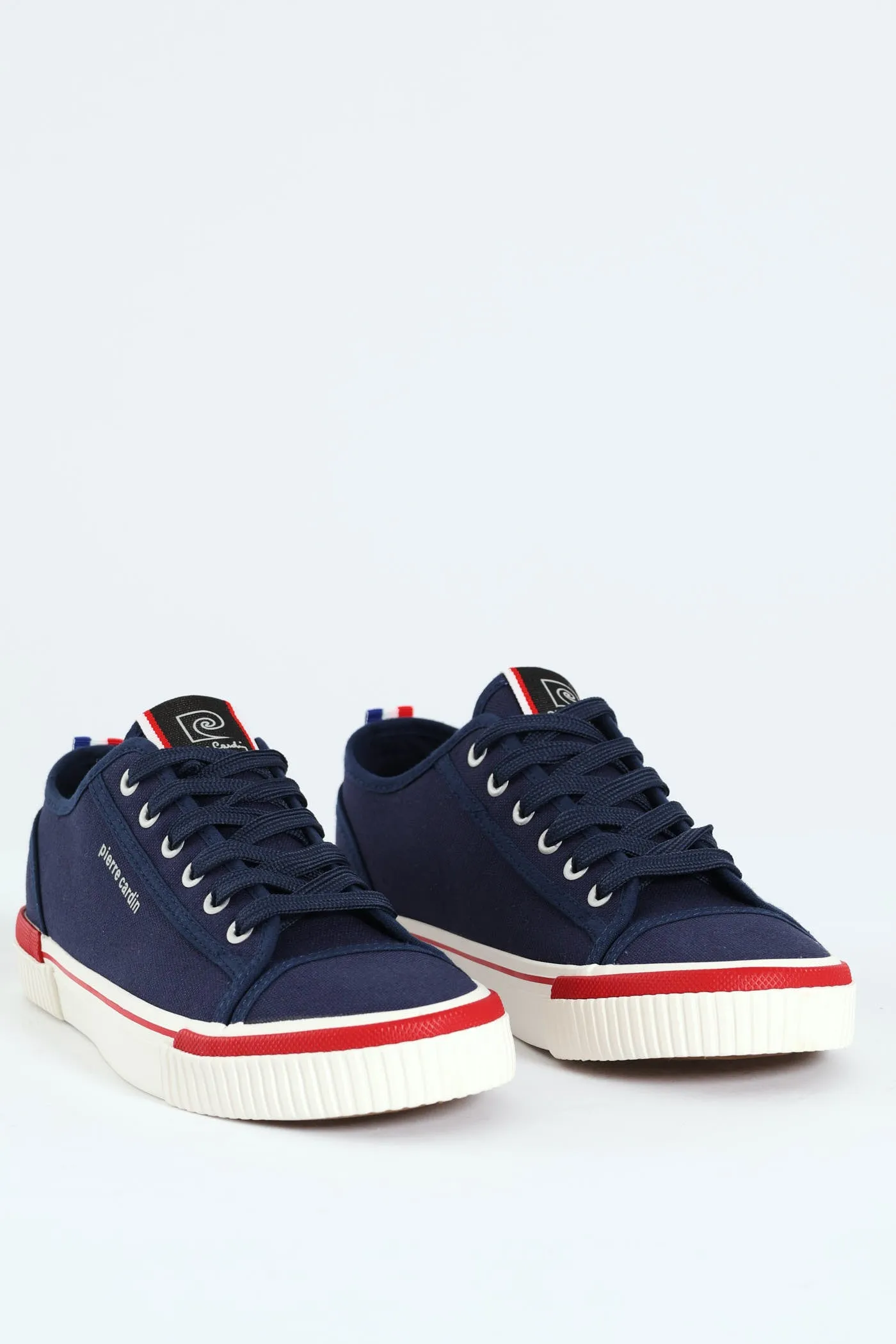 Pulse Basic Vulcanised Lace Up Sneaker - Navy/White sold by Edgars