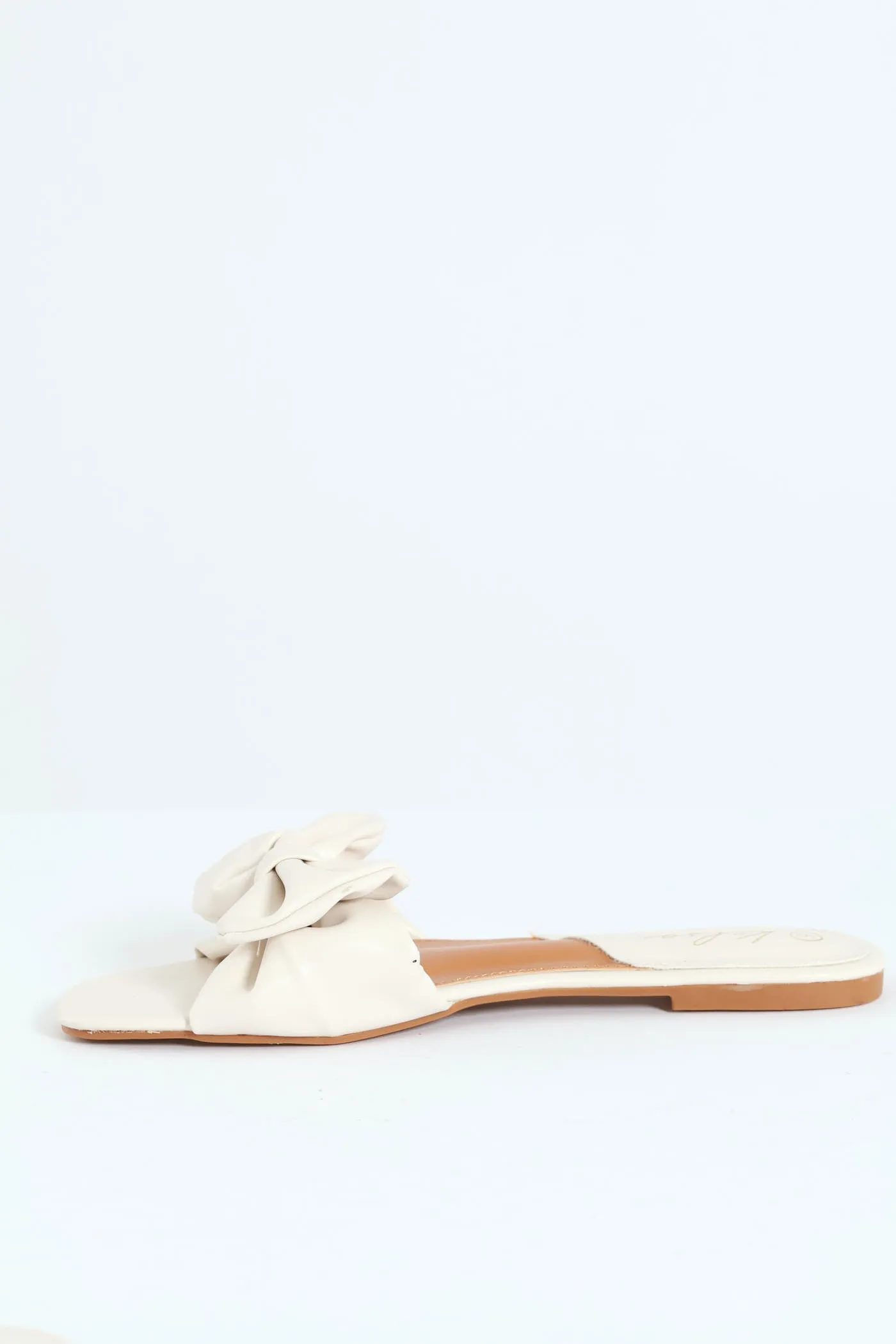 Big Bow Push-In Mule Sandal - Off White sold by Edgars product image thumbnail 3