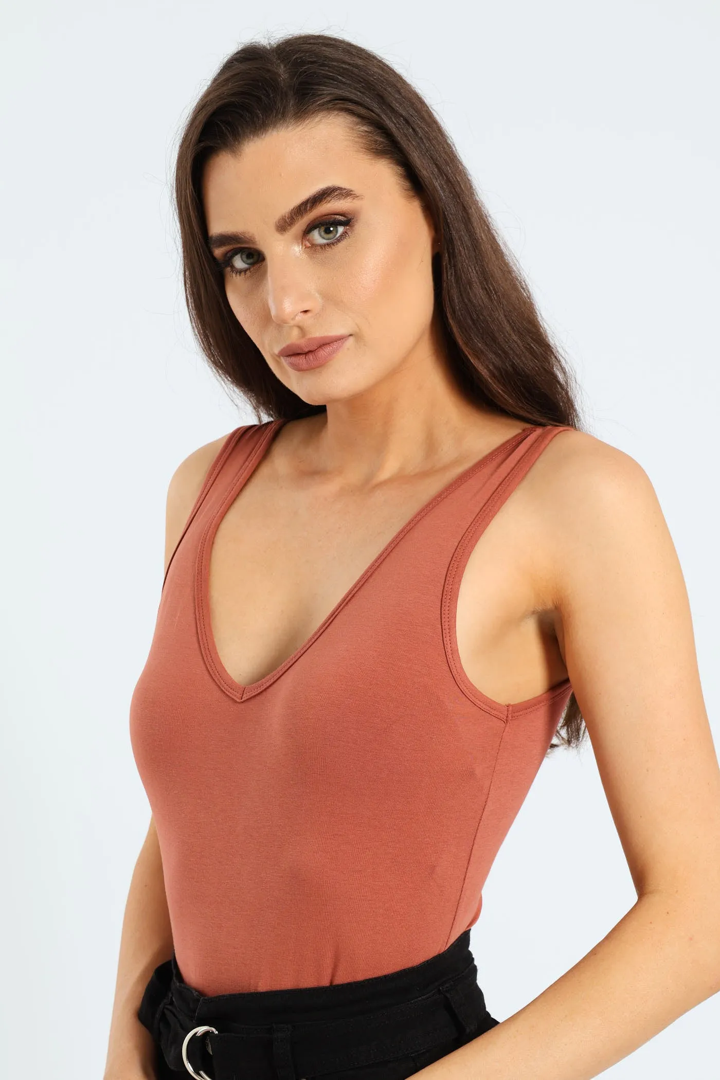 V-Neck Bodysuit - Copper sold by Edgars product image thumbnail 3