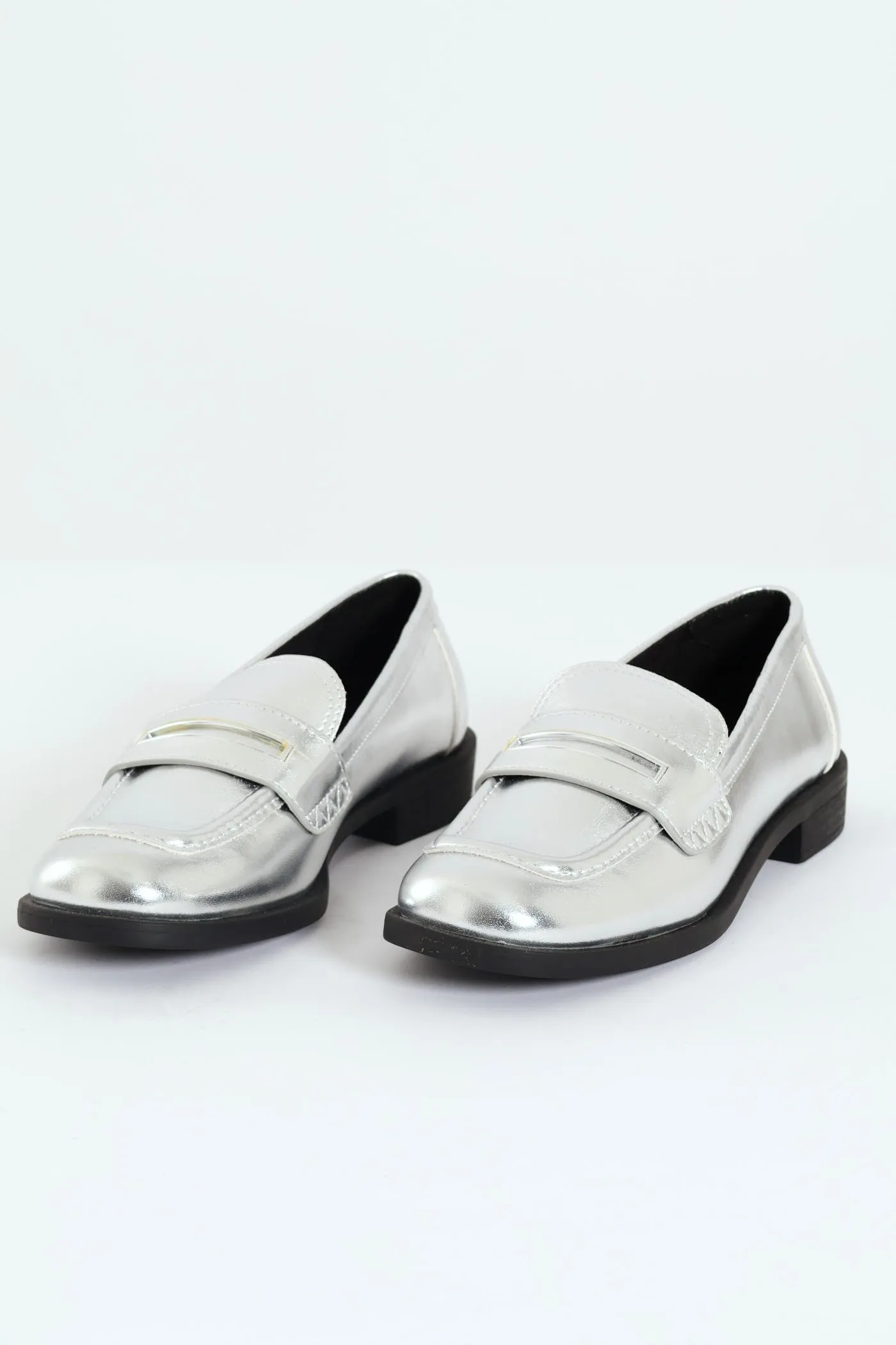 Jaylin Patent Loafer - Silver sold by Edgars