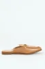 Baylee 1 Patent & Raffia Slip On Mule - Tan sold by Edgars 