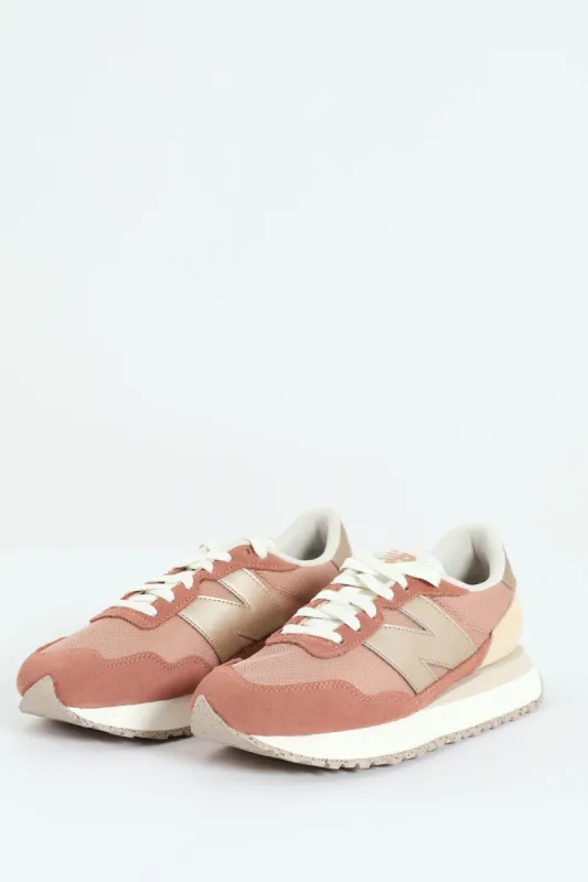 237 Lace Up Sneaker - Rust sold by Edgars