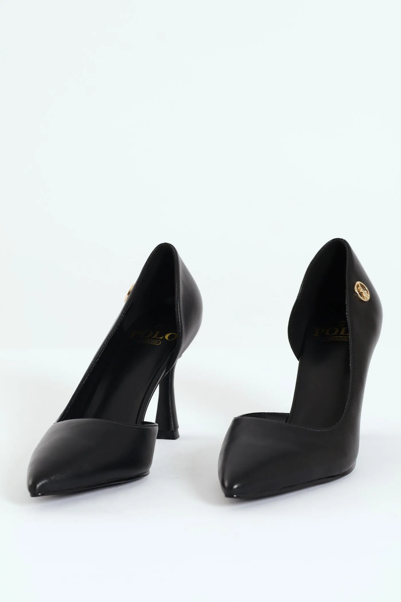 Classic Pump Heel - Black sold by Edgars