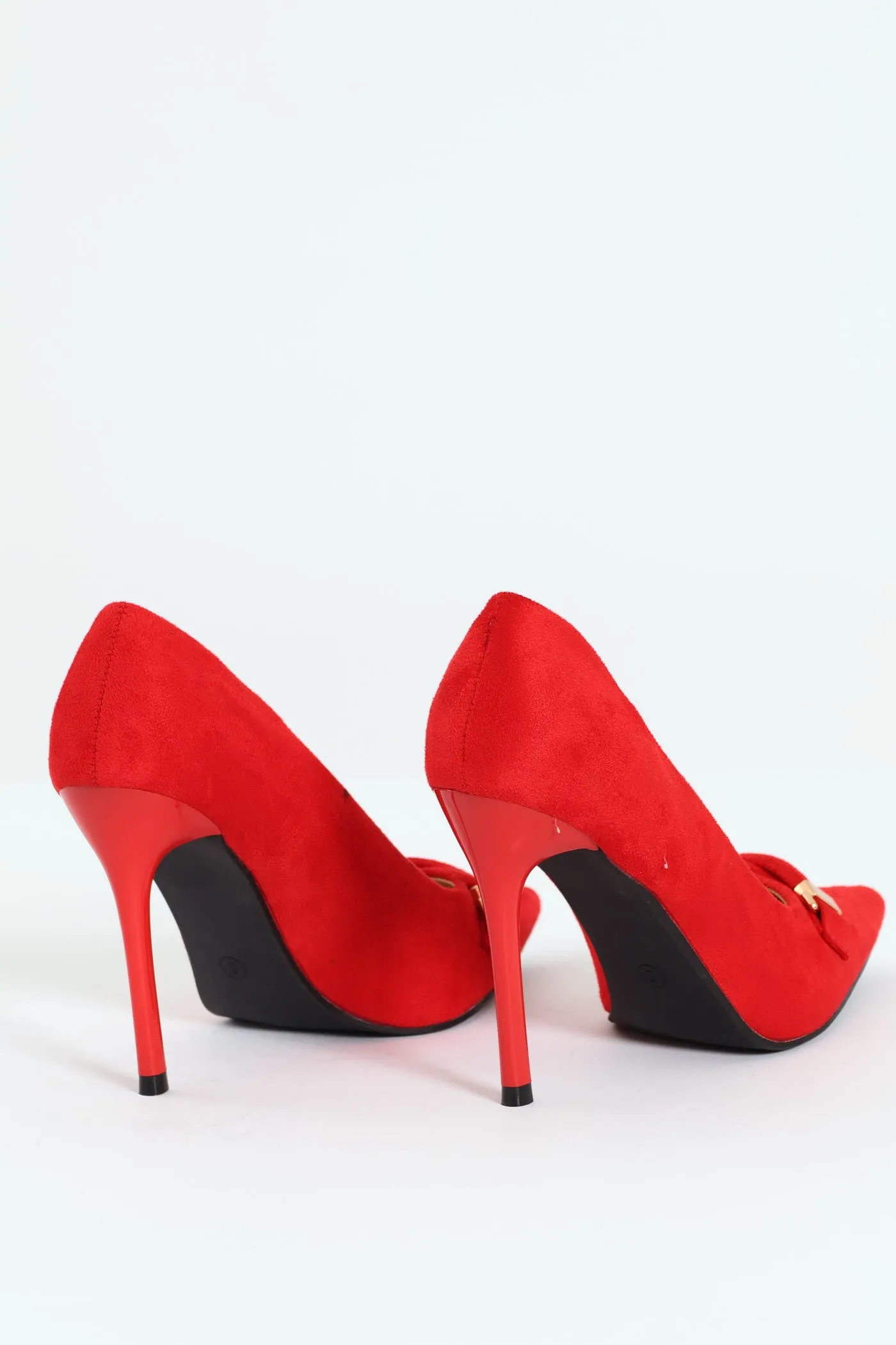 Twisted Strap Trim Stilletto Court Heel - Red sold by Edgars product image thumbnail 3