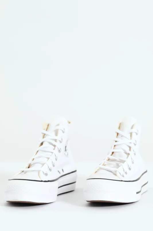 Chuck Taylor All Star Platform Canvas Sneaker - White made by Converse