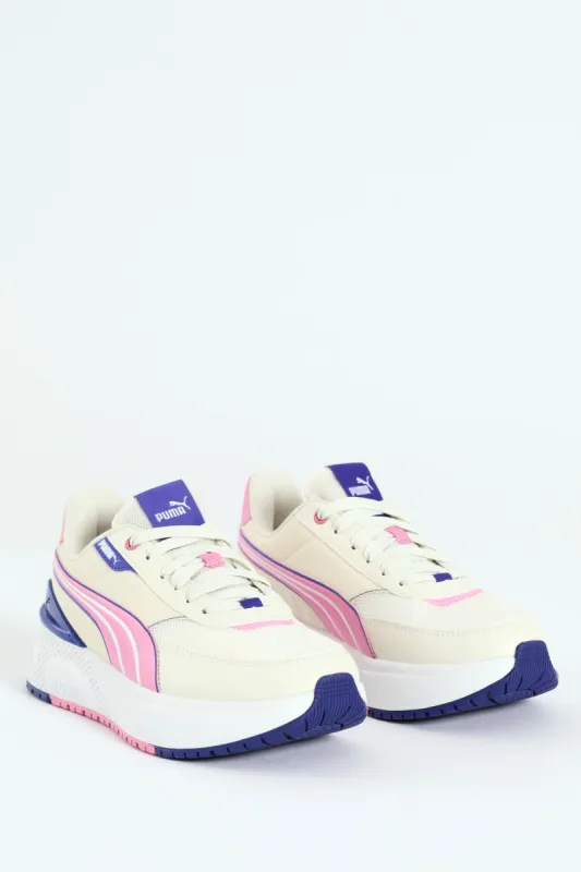 R78 Disrupt Lt Sneaker - White/Pink sold by Edgars