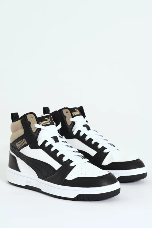 Rebound V6 Mid Sneaker - Brown/White sold by Edgars