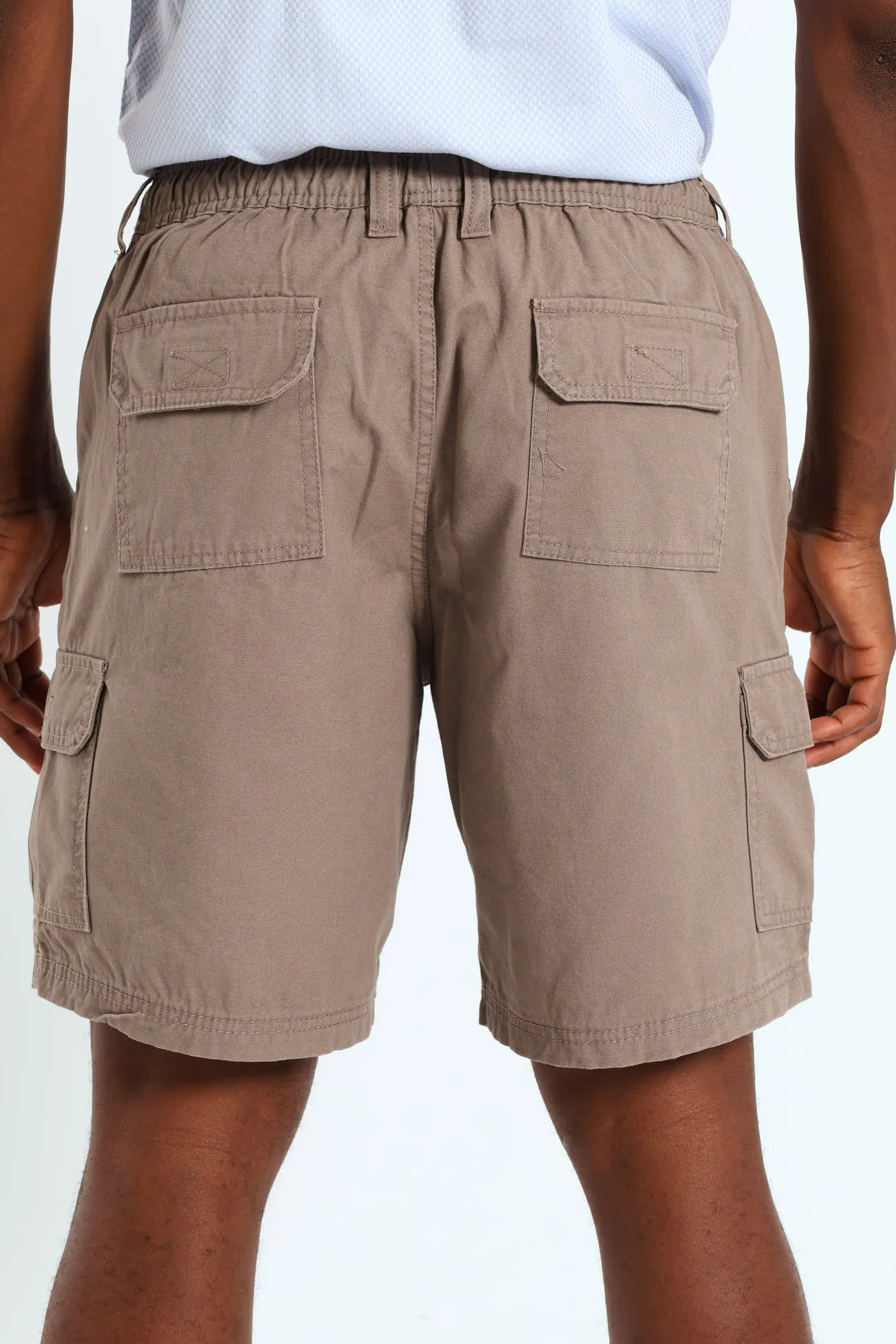 Willys 21cm Elasticated Shorts - Brown sold by Edgars  product image thumbnail 2