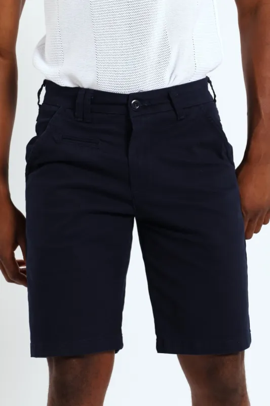 Chino Short - Navy sold by Edgars