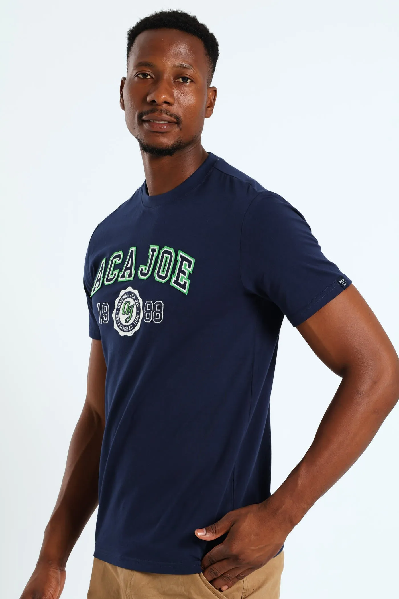 Logo Print Applique Tee - Navy sold by Edgars product image thumbnail 2