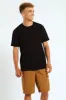 Coarse Knit Crew Tee - Chocolate sold by Edgars 