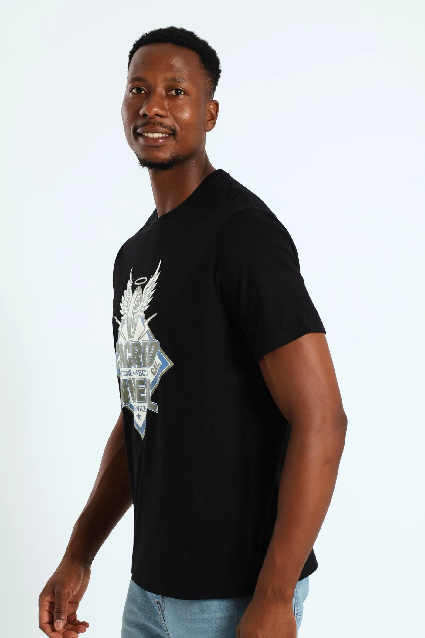 Sacred Wheel Tee - Black sold by Edgars product image thumbnail 2