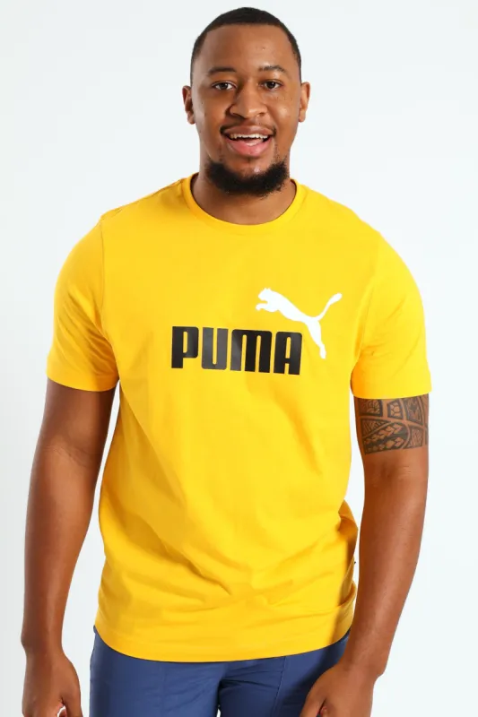 Essentials Plus 2 Tone Logo Tee - Yellow sold by Edgars