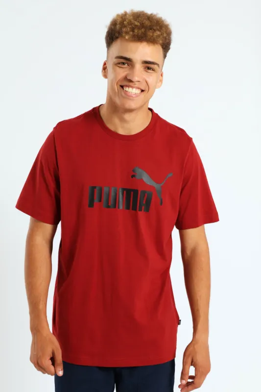 Essentials Logo Tee - Burgundy sold by Edgars