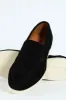 Suede Slip On Loafer - Black sold by Edgars