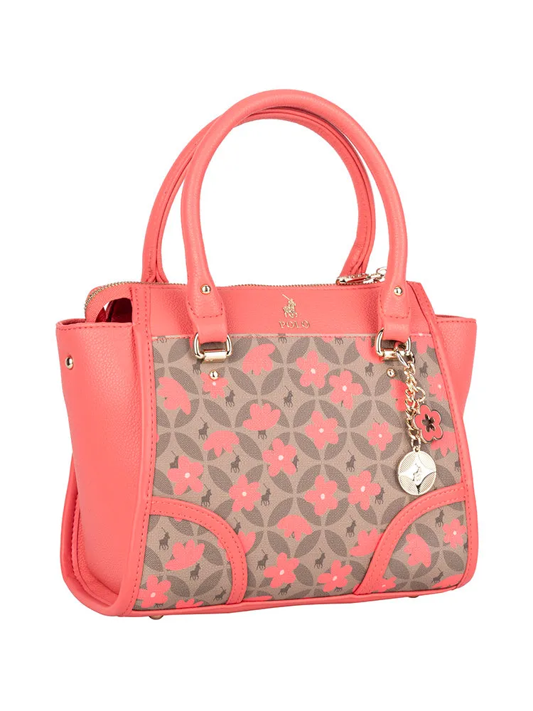 Meadow Smaller Shopper Crossbody Bag - Coral sold by Edgars