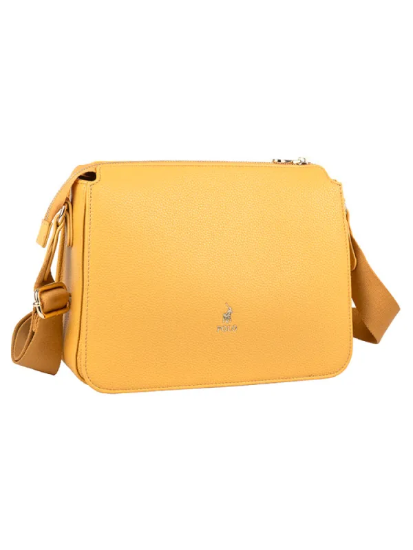 Lyon Crossbody Bag - Yellow sold by Edgars