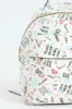 Graffiti Printed Backpack - White sold by Edgars