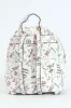 Graffiti Printed Backpack - White sold by Edgars